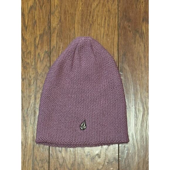 Volcom Women's Mauve Beanie - No Tag - Picture 2 of 6